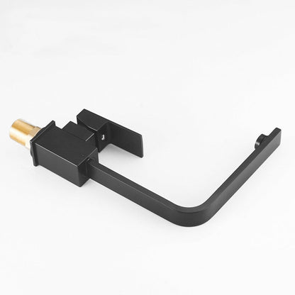 Robinet mitigeur noir — design géométrique pour cuisine