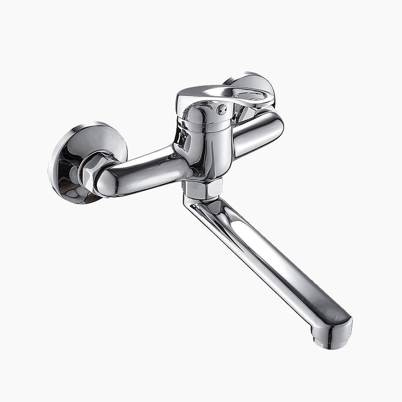 robinet-mitigeur-mural-cuisine-a-bec-chrome