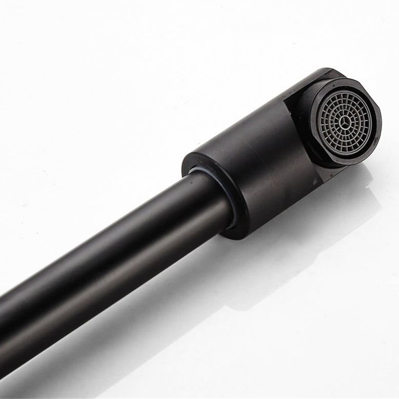 Robinet mitigeur mural de cuisine extensible Noir Pro