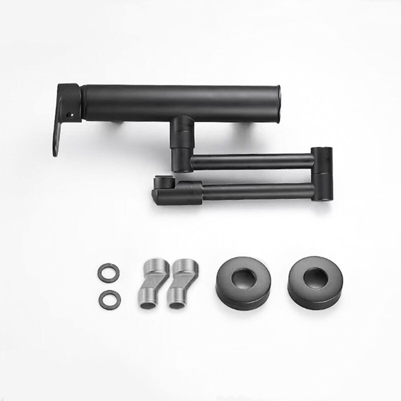 Robinet mitigeur mural de cuisine extensible Noir Pro