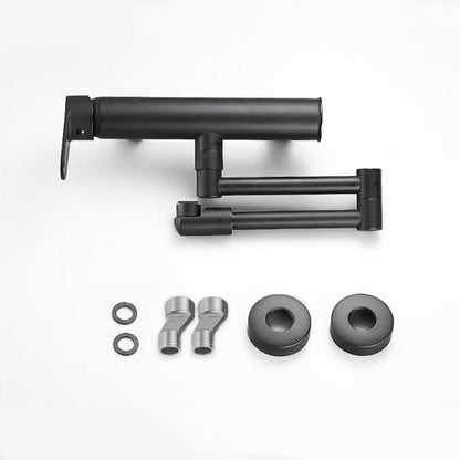 Robinet mitigeur mural de cuisine extensible Noir Pro