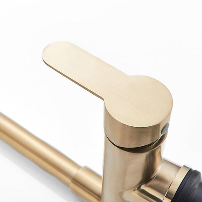 Robinet Mitigeur Cuisine Rabattable Doré - Col de Cygne Premium