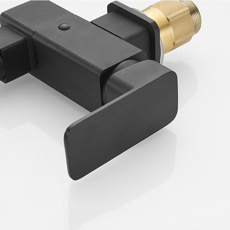 NovaLine Robinet Mitigeur Cuisine Rabattable Noir Col de Cygne Plat