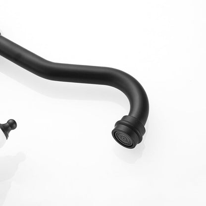 Robinet mitigeur cuisine rétro noir — Édition Signature