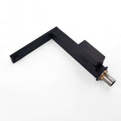 Noir Géométrique — Robinet Mitigeur de Cuisine Haut de Gamme