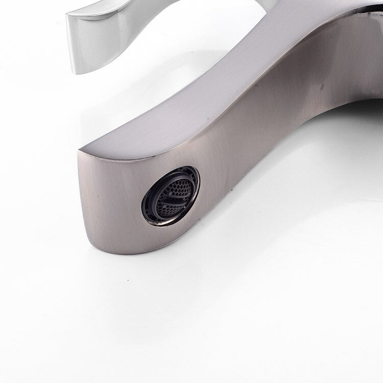 Robinet Mitigeur Lavabo Acier Brossé – Signature