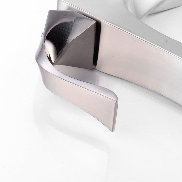 Robinet Mitigeur Lavabo Acier Brossé – Signature