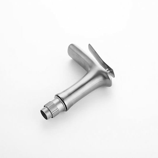 NovaFlow Robinet Mitigeur Lavabo – Cascade en Acier Brossé