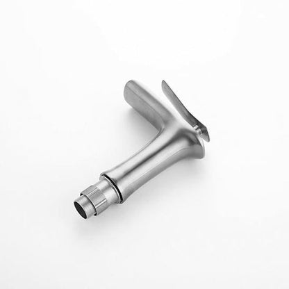 NovaFlow Robinet Mitigeur Lavabo – Cascade en Acier Brossé