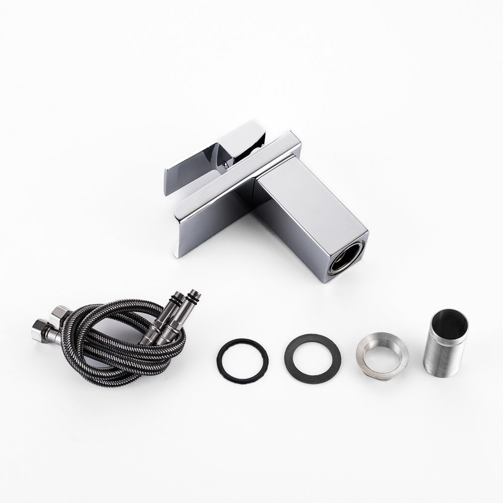 AquaNova Cascade Chromé – Robinet Mitigeur Lavabo