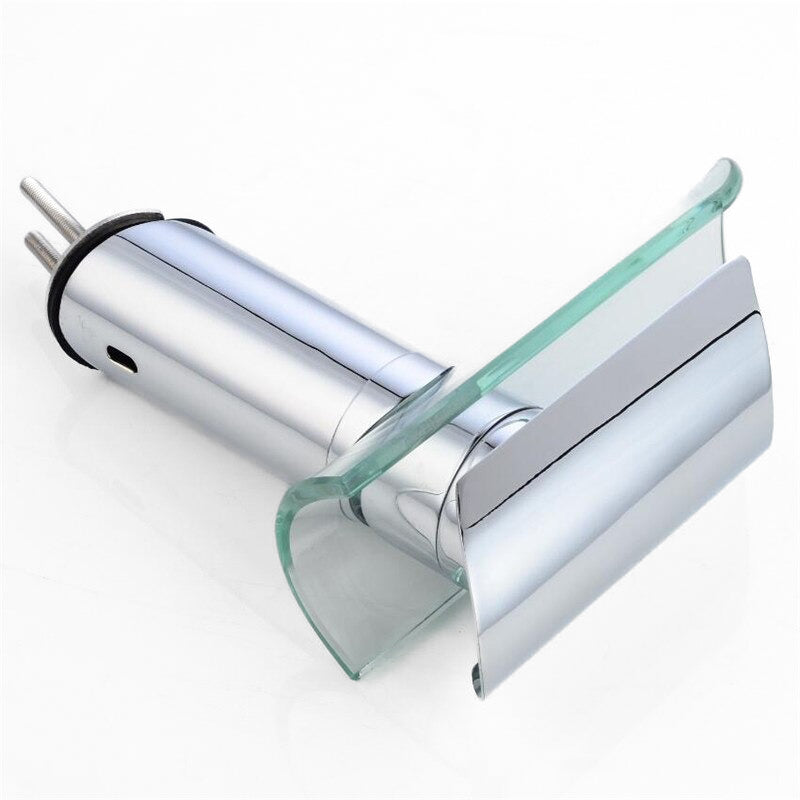 AquaLuxe Cascade Chromé – Robinet Mitigeur Lavabo