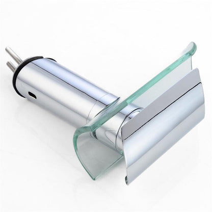 AquaLuxe Cascade Chromé – Robinet Mitigeur Lavabo