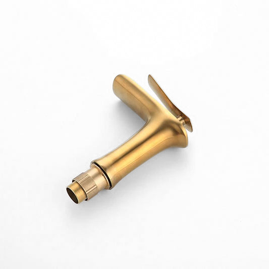 Robinet Mitigeur Lavabo Cascade Doré — Édition Luxe