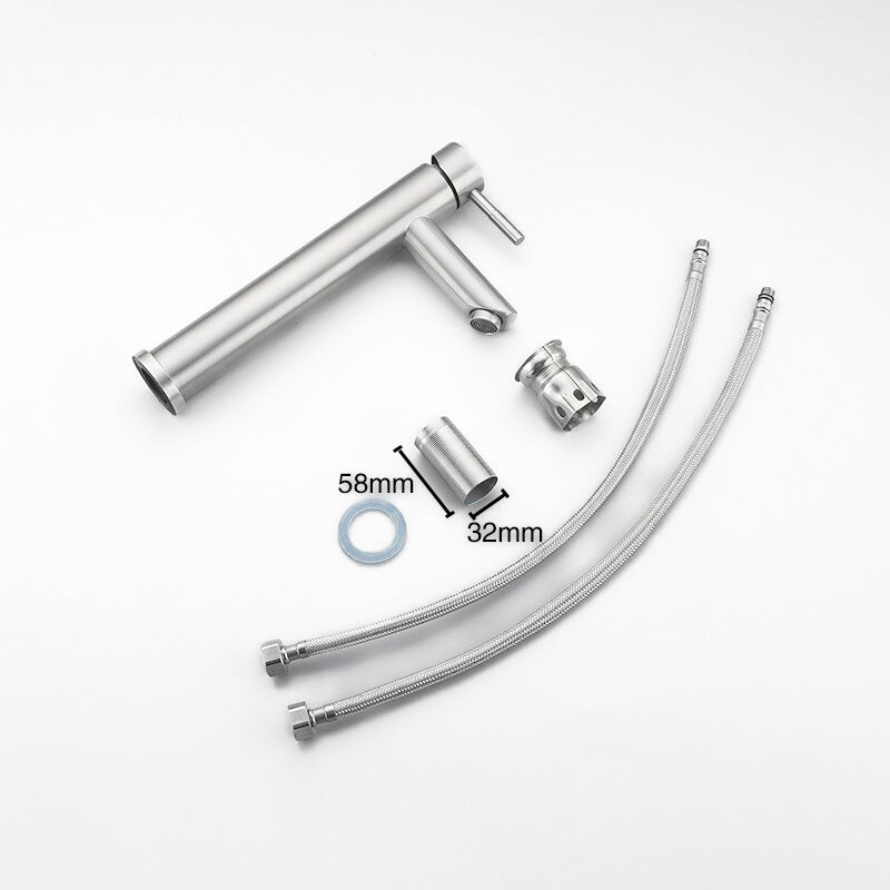 Robinet Mitigeur Vasque Haut – Acier Brossé ProLine