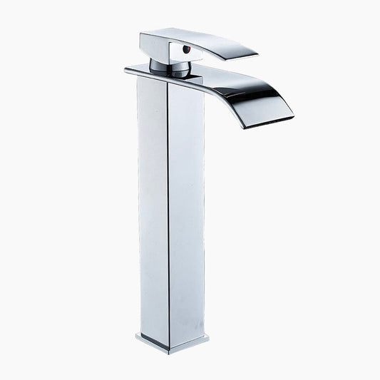 robinet-mitigeur-vasque-haut-cascade-chrome-uncle