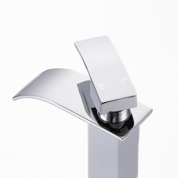 AquaNova Robinet mitigeur vasque haut cascade chromé