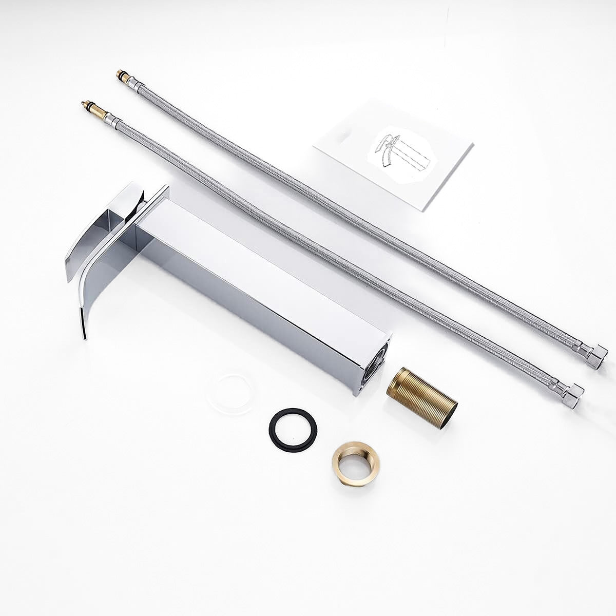 AquaNova Robinet mitigeur vasque haut cascade chromé