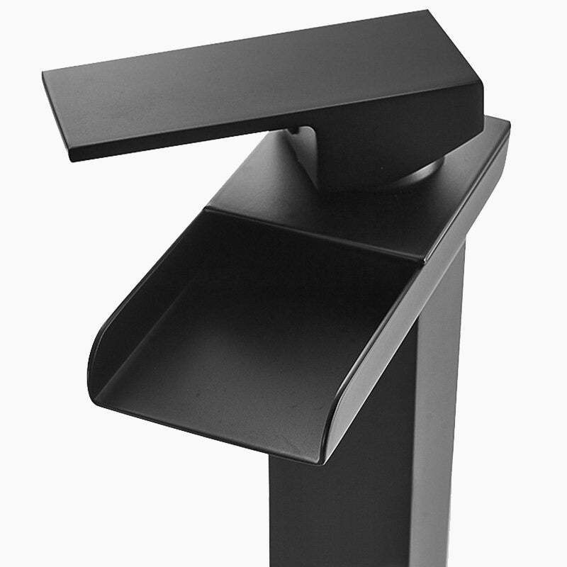 Édition Signature: Robinet mitigeur vasque haut cascade noir