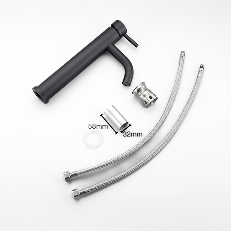 AquaNova Robinet Mitigeur Vasque Haut Noir Mat