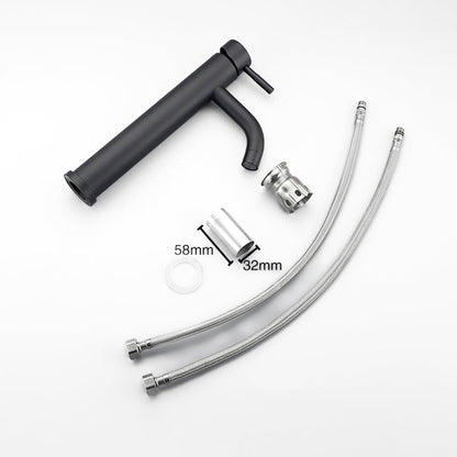 AquaNova Robinet Mitigeur Vasque Haut Noir Mat