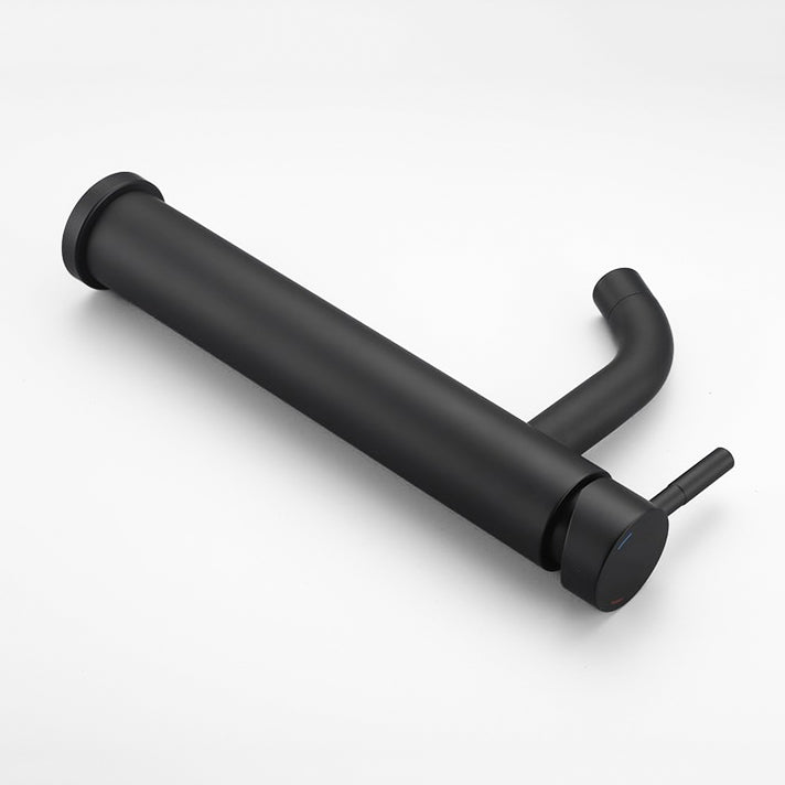 AquaNova Robinet Mitigeur Vasque Haut Noir Mat