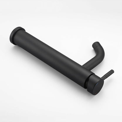 AquaNova Robinet Mitigeur Vasque Haut Noir Mat