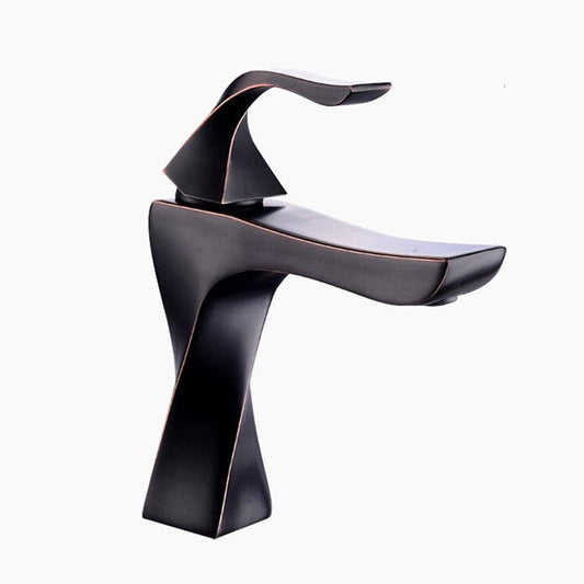 Mitigeur Lavabo Noir Antique