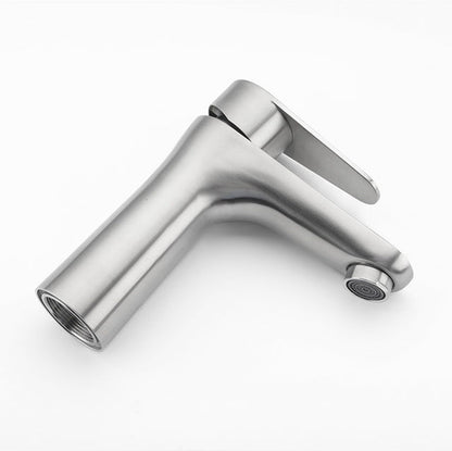 Robinet mitigeur lavabo acier brossé — Collection Signature