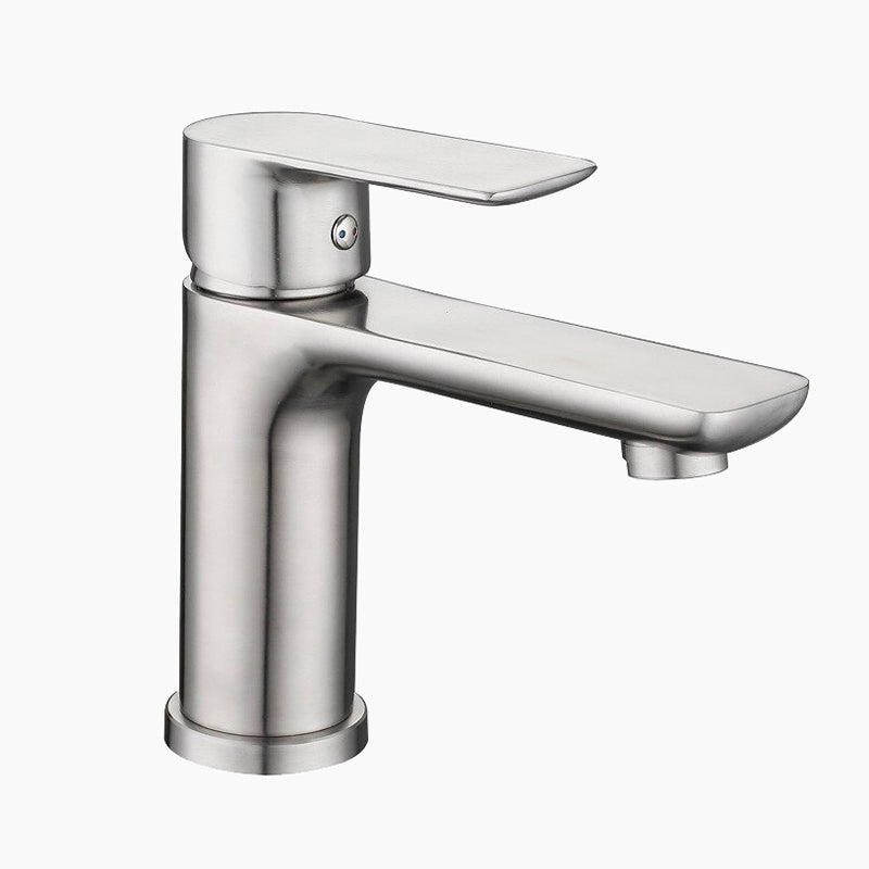 robinet-mitigeur-lavabo-acier-brosse-hauss