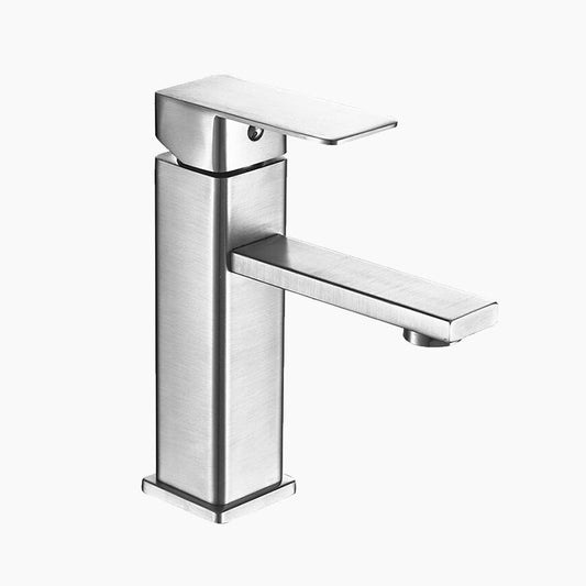 robinet-mitigeur-lavabo-acier-brosse-levi