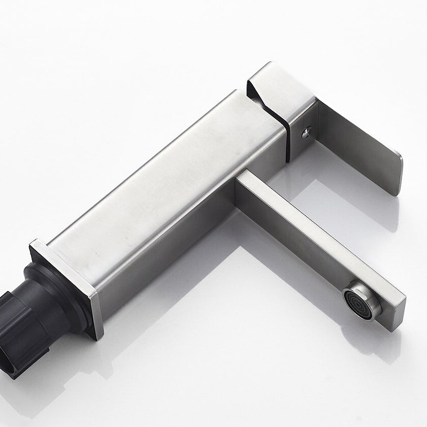 BrioMix Robinet Mitigeur Lavabo Acier Brossé