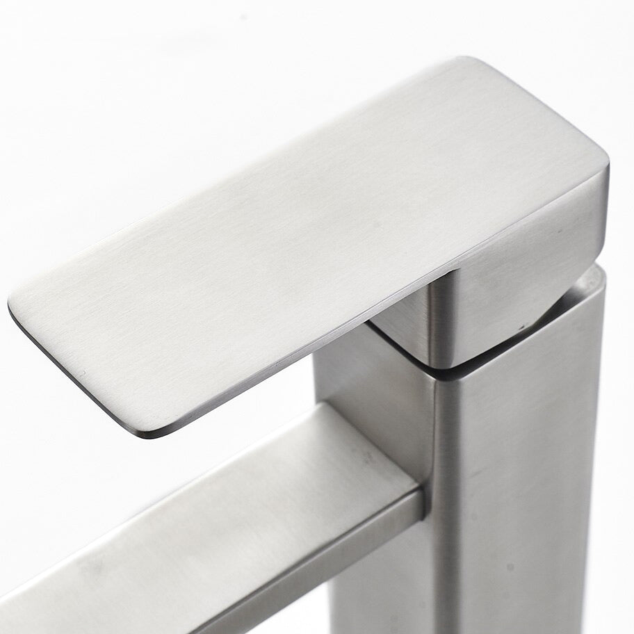 BrioMix Robinet Mitigeur Lavabo Acier Brossé