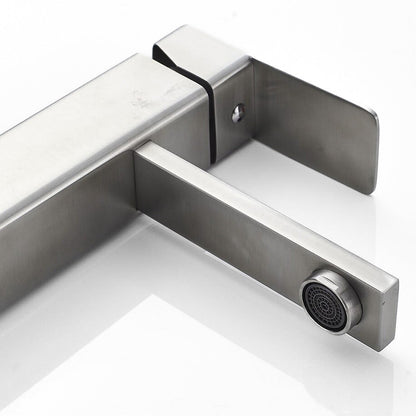 BrioMix Robinet Mitigeur Lavabo Acier Brossé