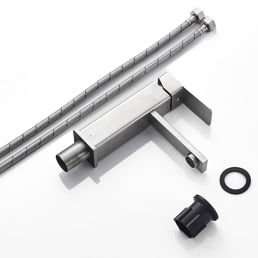 BrioMix Robinet Mitigeur Lavabo Acier Brossé