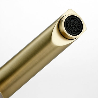 LuxeLine Robinet Mitigeur Lavabo Doré