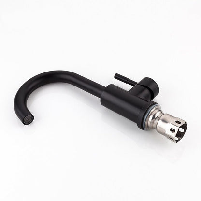 Robinet mitigeur lavabo noir mat — design signé