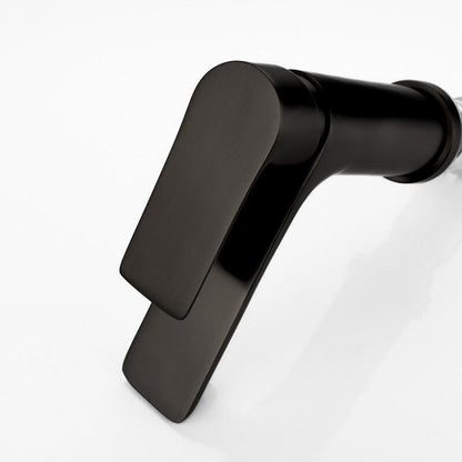 Robinet mitigeur lavabo noir mat — Édition Luxe