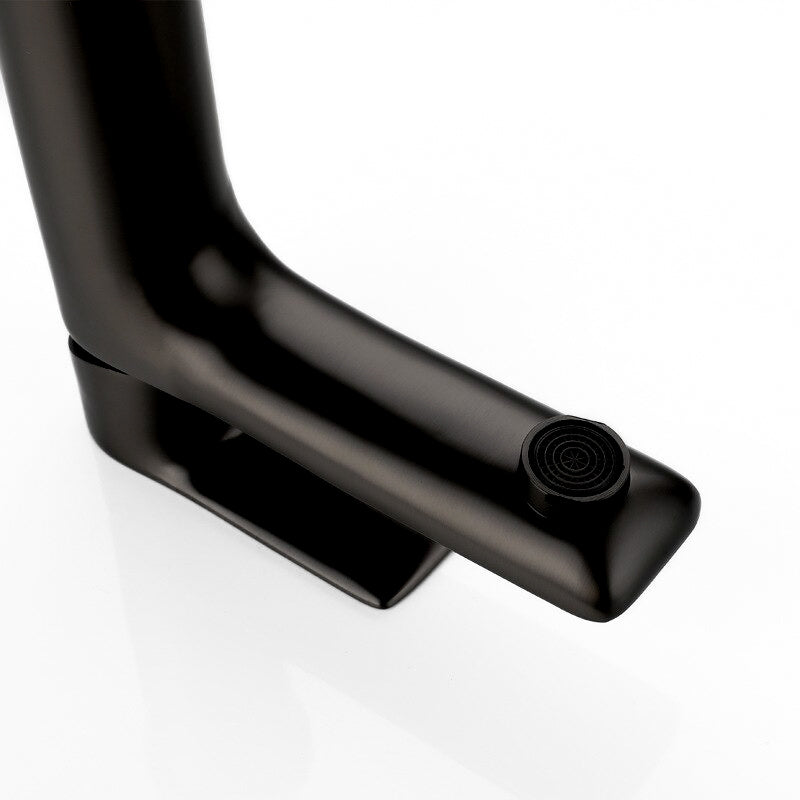 Robinet mitigeur lavabo noir mat — Édition Luxe