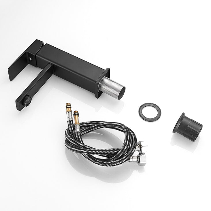 Luxio Robinet Mitigeur Lavabo Noir Mat