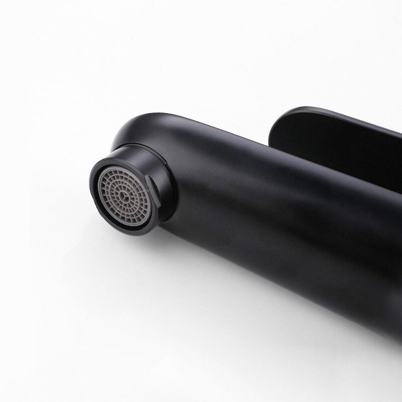 Robinet mitigeur lavabo noir mat – édition signature