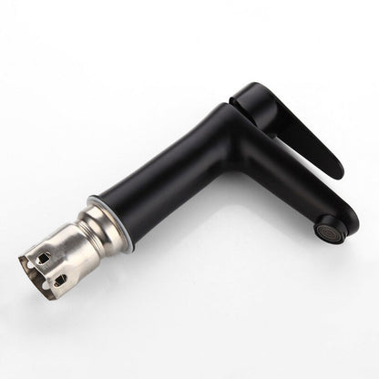 Robinet mitigeur lavabo noir mat – édition signature