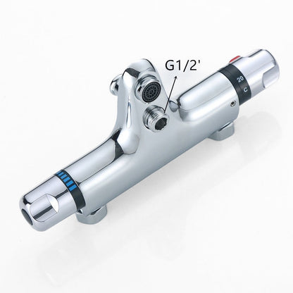 ChroméTherm Pro – Robinet mitigeur thermostatique pour baignoire