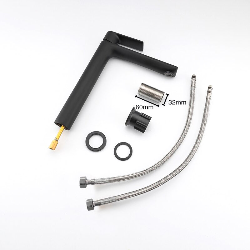 Robinet mitigeur vasque noir — Édition Premium