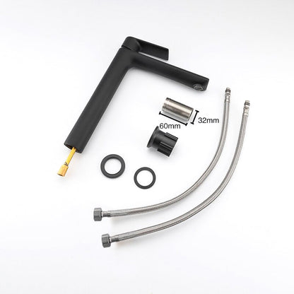 Robinet mitigeur vasque noir — Édition Premium