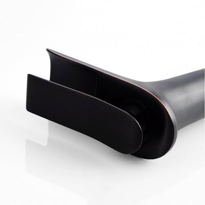 NovaFlow – Robinet Mitigeur Vasque Haut Cascade Noir