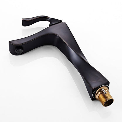 Mitigeur Vasque Noir Antique