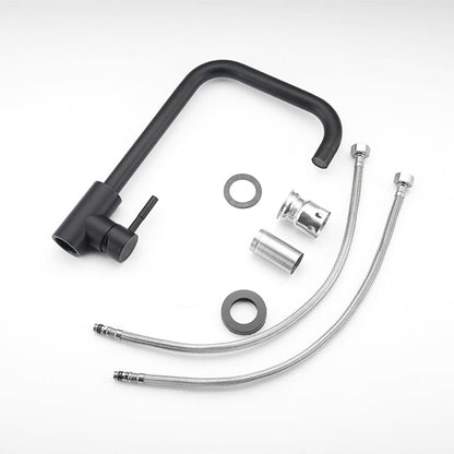 Robinet mitigeur vasque haut noir mat Carré Signature